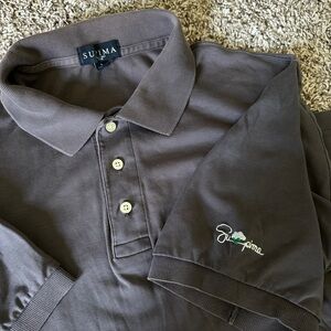Men's Charcoal Polo Shirt